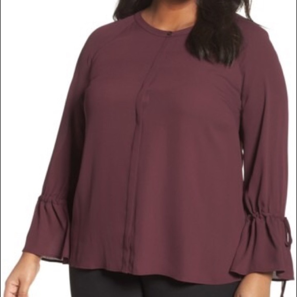 Tie Sleeve Blouse